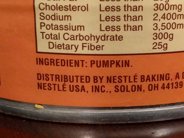 Ingredients:Pumpkin
