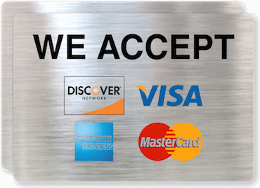 Credit Cards Accepted